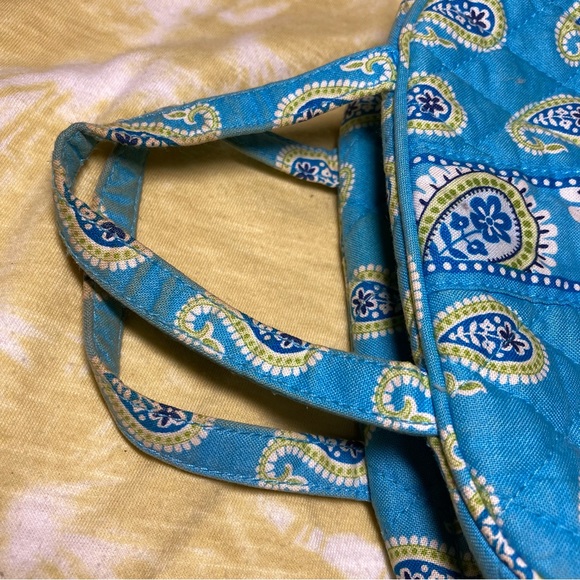 Vera Bradley Bermuda Blue Small Mini Bitty Little Bag Retired CUTE! - Picture 11 of 13